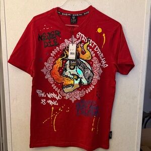 Red Graphic Men's Shirt